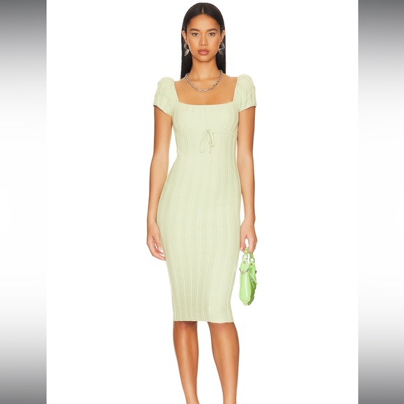 LPA Coco Dress in Lime - Picture 1 of 6